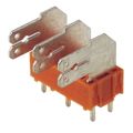 9511690000 - 0.295 7.50mm Orange Bulk Polyamide (PA), Nylon Through Hole Horizontal with Board Quick Connect, Disconnect 1 Levels Omnimate PCF