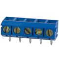 OSTTD050161 - 0.197 5.00mm Blue Bulk Thermoplastic Through Hole Vertical with Board Screw - Leaf Spring, Wire Guard 1 Levels 14-22 AWG OSTTD