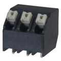 1884540000 - 0.197 5.00mm Black Tube Liquid Crystal Polymer (LCP), Glass Filled Through Hole 45° (135°) Angle with Board Screwless - Push Button Clamp 1 Levels 16-24 AWG Omnimate LSF-SMT