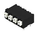 1876310000 - 0.200 5.08mm Black Tape &amp; Reel (TR) Liquid Crystal Polymer (LCP), Glass Filled Through Hole Horizontal with Board Screwless - Push Button Clamp 1 Levels 16-24 AWG Omnimate LSF-SMT