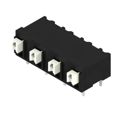 1824900000 - 0.295 7.50mm Black Tube Liquid Crystal Polymer (LCP), Glass Filled Through Hole Horizontal with Board Screwless - Push Button Clamp 1 Levels 16-24 AWG Omnimate LSF-SMT