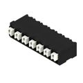 1876330000 - 0.197 5.00mm Black Tape &amp; Reel (TR) Liquid Crystal Polymer (LCP), Glass Filled Through Hole Horizontal with Board Screwless - Push Button Clamp 1 Levels 16-24 AWG Omnimate LSF-SMT