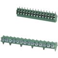 1988927 - 0.197 5.00mm Green Bulk Polyamide (PA), Nylon Through Hole 45° (135°) Angle with Board Screw 1 Levels 12-26 AWG COMBICON PTA