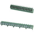 1988930 - 0.197 5.00mm Green Bulk Polyamide (PA), Nylon Through Hole 45° (135°) Angle with Board Screw 1 Levels 12-26 AWG COMBICON PTA