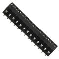 0393570013 - 0.138 3.50mm Black Bulk Polyamide (PA), Nylon Through Hole Horizontal with Board Screw - Rising Cage Clamp 1 Levels 16-28 AWG Eurostyle 39357