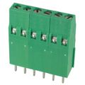 ED793/6 - 0.197 5.00mm Green Bulk Polyamide (PA), Nylon Through Hole Horizontal with Board Screw - Rising Cage Clamp 1 Levels 12-30 AWG ED793