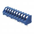 1-1776252-0 - 0.197 5.00mm Blue Bulk Polyamide (PA66), Nylon 6/6 Through Hole 45° (135°) Angle with Board Screw - Leaf Spring, Wire Guard 1 Levels 14-22 AWG Buchanan