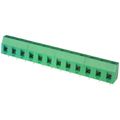 ED365/12 - 0.295 7.50mm Green Bulk Polyamide (PA), Nylon Through Hole Horizontal with Board Screw - Rising Cage Clamp 1 Levels 12-22 AWG ED365