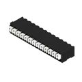 1869470000 - 0.150 3.81mm Black Tube Liquid Crystal Polymer (LCP), Glass Filled Through Hole Horizontal with Board Screwless - Push Button Clamp 1 Levels 16-24 AWG Omnimate LSF-SMT