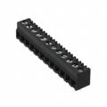 1-1776113-2 - 0.150 3.81mm Black Bulk Polyamide (PA), Nylon Through Hole Horizontal with Board Screw - Rising Cage Clamp 1 Levels 16-28 AWG Buchanan