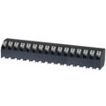 1884720000 - 0.197 5.00mm Black Tube Liquid Crystal Polymer (LCP), Glass Filled Through Hole 45° (135°) Angle with Board Screwless - Push Button Clamp 1 Levels 16-24 AWG Omnimate LSF-SMT