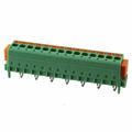 1864150 - 0.197 5.00mm Green Bulk Polyamide (PA), Nylon Through Hole, SKEDD Vertical with Board Screwless - Leg Spring, Push-In Spring 1 Levels 12-24 AWG COMBICON SDC
