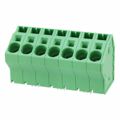 1819257 - 0.394 10.00mm Green Bulk Polyamide (PA), Nylon Through Hole 30° (150°) Angle with Board Screwless - Spring Cage, Tension Clamp 1 Levels 4-18 AWG COMBICON SPTA