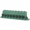 1932559 - 0.591 15.00mm Green Bulk Polyamide (PA), Nylon Through Hole Horizontal with Board Screw - Rising Cage Clamp 1 Levels 2-20 AWG COMBICON MKDSP