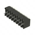 1-1437671-1 - 0.200 5.08mm Black Bulk Polyester Thermoplastic Through Hole Horizontal with Board Screwless - Leg Spring, Push-In Spring 1 Levels 18-22 AWG 2SV, Buchanan