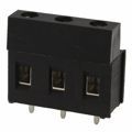 1546062-3 - 0.295 7.50mm Black Bulk Polyamide (PA66), Nylon 6/6 Through Hole Horizontal with Board Screw - Rising Cage Clamp 1 Levels 12-30 AWG Buchanan