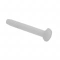 010440H075 - HEX UNSLOTTED BOLT 4-40 THREAD 3