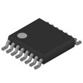 MC908QY1CDTER - 1.5KB 1.5K x 8 FLASH 8-Bit Microcontroller HC08 Series MC908QY1 5V 16-TSSOP (0.173, 4.40mm Width)