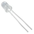 HLMP-EL3A-WXLDD - BROADCOM LIMITED HLMP-EL3A-WXLDD LED, Amber, Through Hole, T-1 3/4 (5mm), 20 mA, 2.1 V, 594.5 nm