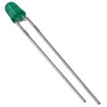 4302F5-5V-400 - LED GREEN DIFFUSED T-1 T/H
