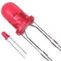 LN28RCP - LED RED CLEAR 3MM ROUND T/H