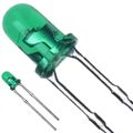 LN38GCP - LED GREEN CLEAR 3MM ROUND T/H