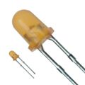 LN49YP - LED AMBER DIFFUSED 4MM ROUND T/H
