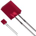 HLMP0301 - LED RED DIFF 7.2X2.4MM RECT T/H