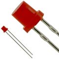 LN277RPX - Red 3mm Round Flat Top LED 700nm 20mA