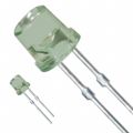 LN340GCP - LED GREEN CLEAR FLAT TOP T/H