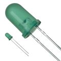 LN31GPX - Standard LEDs - Through Hole LED GR DIFFUSED 5MM RND