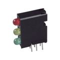 5640100132 - LED 3HI 3MM RED/YEL/GRN PC MNT