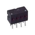 5554007 - LED 2MM QUAD 5V RED