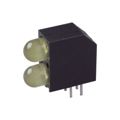 5520933 - LED 2HI 5MM LOW CUR YEL PC MNT