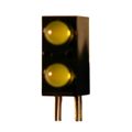 QLA694BGY - LED Circuit Board Indicators 3mm Grn/Ylw Lamp PC Board