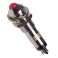 6071112120 - LED PNL MT 7MM 6V CHROME RED