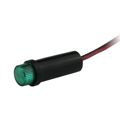91W-NWG28H-CGO - PMI .290" 28VDC NO LENS WIRE GRE