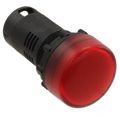 M22R-ER-T2 - Industrial Panel Mount Indicators / Switch Indicators Pilot Light, Red Round, 220VAC