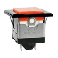 P01-28-D-1A - INDICATOR ROCKER ILL 28V WHT CAP