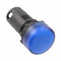 M22R-EA-T2 - Industrial Panel Mount Indicators / Switch Indicators Pilot Light, Blue Round, 220VAC