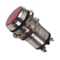 5561504304 - LED PNL MT 1" 24V WT FLAT RED