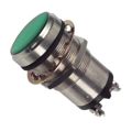 5561604304 - LED PNL MT 1" 24V WT FLAT GRN