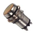 5561703304 - LED PNL MT 1" 12V WT FLAT YEL