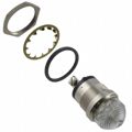 5563804304 - LED PNL MT 1" 24V WT DOME BLUE