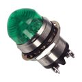 5563605304 - LED PNL MT 1" 125VAC WT DOME GRN