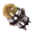 5563705304 - LED PNL MT 1" 125VAC WT DOME YEL