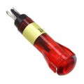 6081132230F - LED PNL IND 8MM RED 12V SNAP-FIT