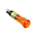 6081332220F - LED PNL IND 8MM YLW 6V SNAP-FIT