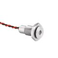 DX0508/RD/12 - LED Panel Mount Indicators Red LED Indicator Wire Leads 12 Volt