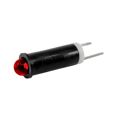 405-BR24H-O - PMI .250" LED 24V TAB CLEAR RED